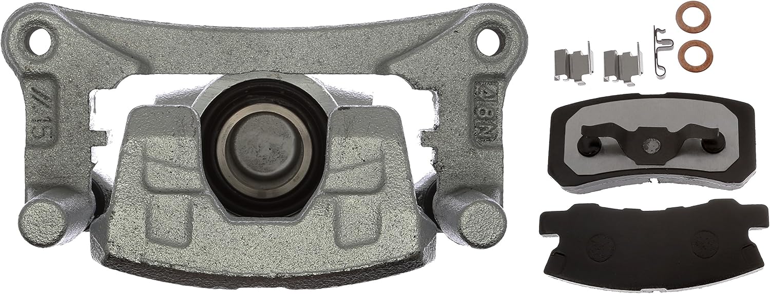 ACDelco Professional 18R12580 (19337431) Rear Driver Side Disc Brake Caliper Assembly with Ceramic Pads (Loaded Police)