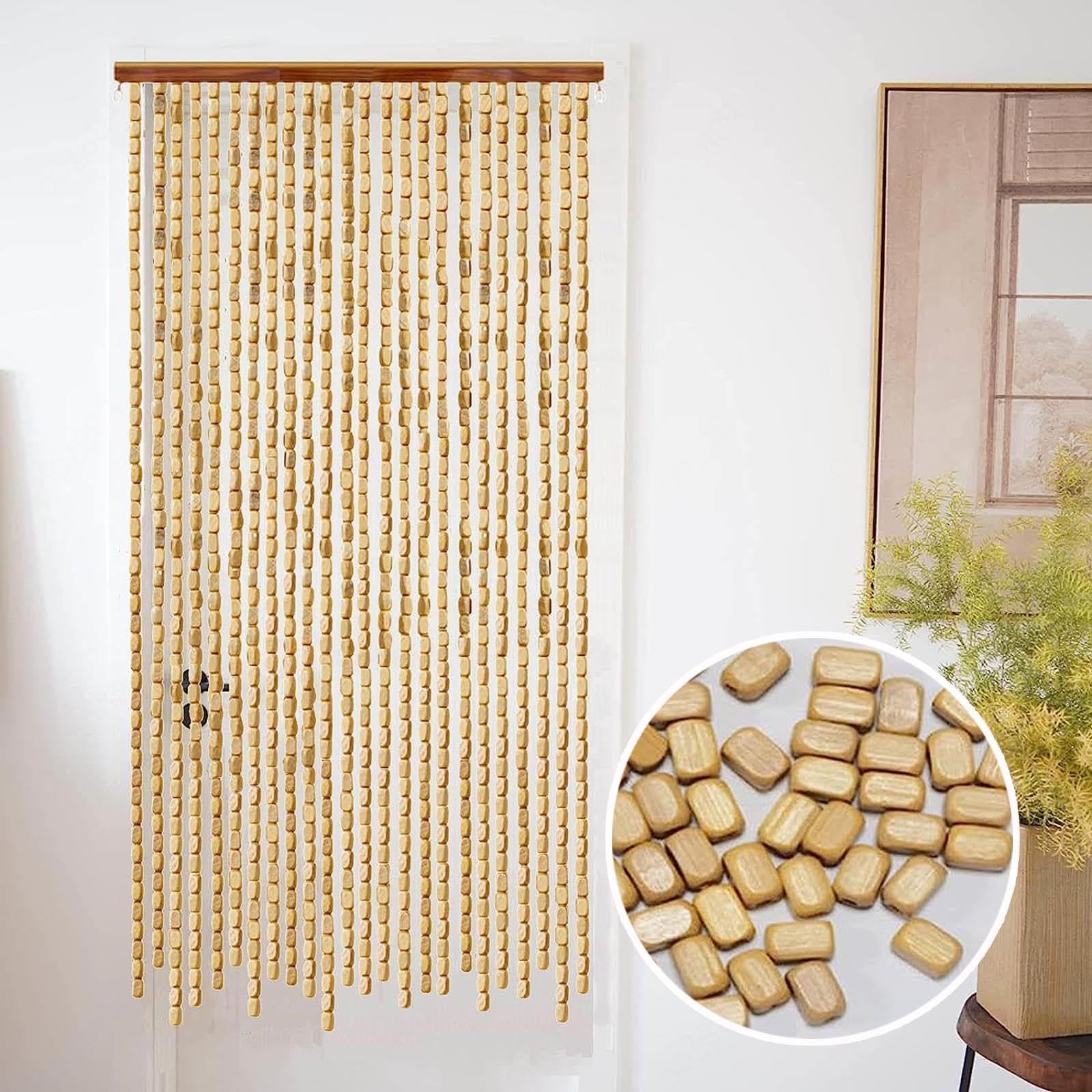 Rideaux de perles pour portes : créez une ambiance bohème dans votre salon
