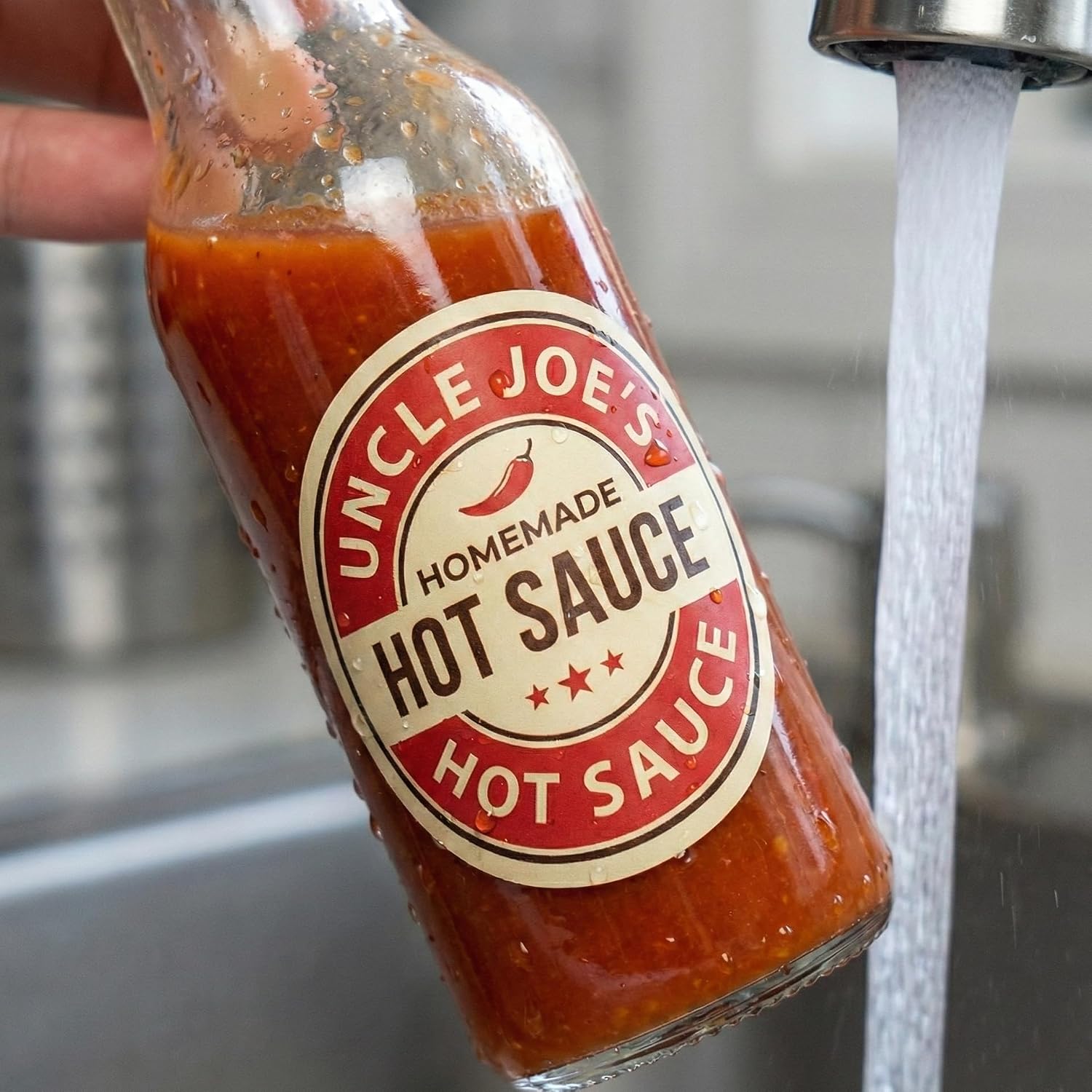 Instant Preview Custom Labels for Jars & Bags - Waterproof Business Logo Stickers for Hot Sauce, Sourdough, Kimchi, Candy - Personalized Product Packaging (Design Style 2) image 5