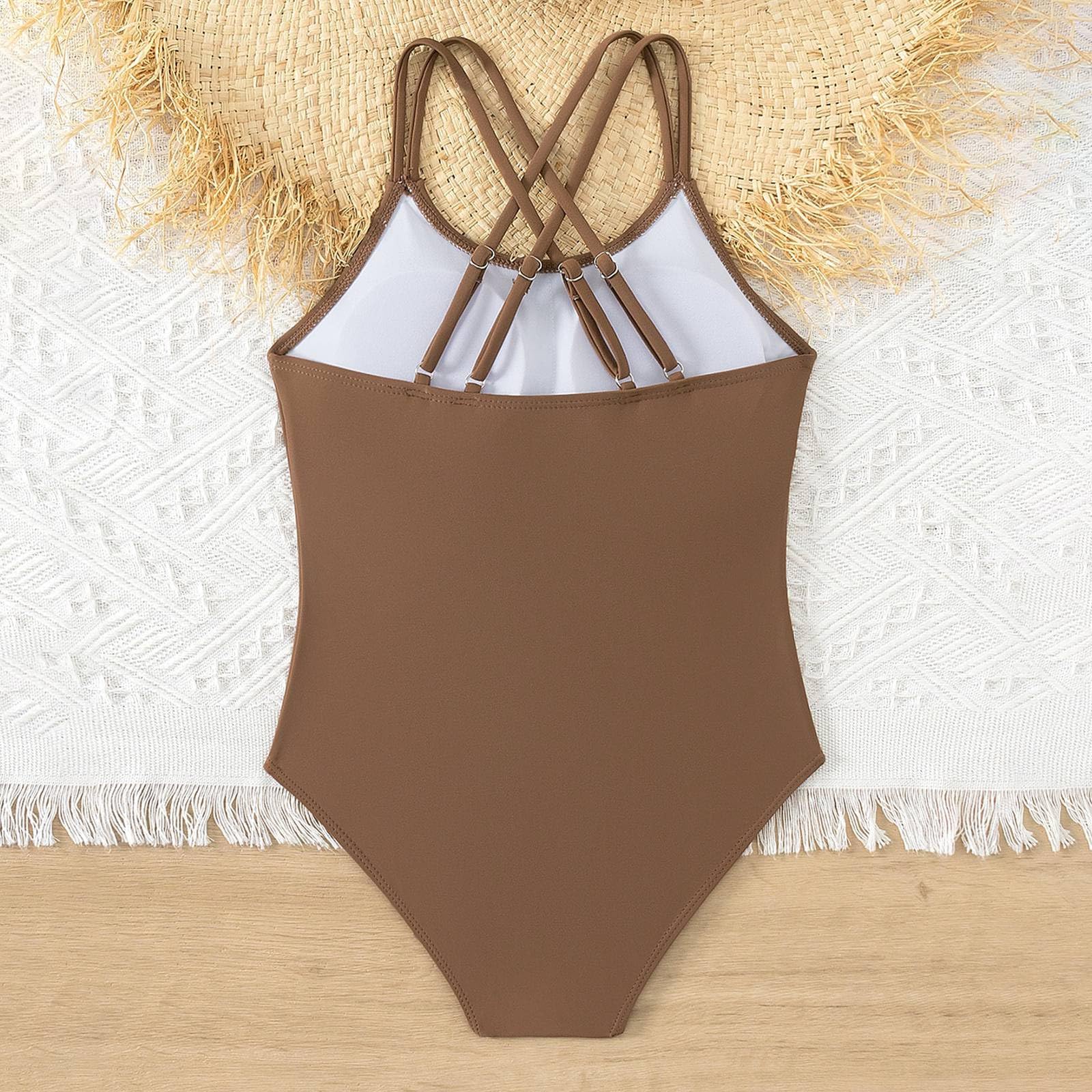 Bañador para niña para playas calientes, piscinas y baños de sol, UPF 50+, manga larga, con falda