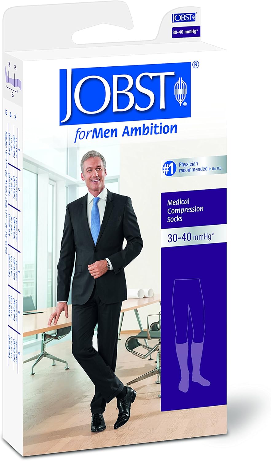 BSN Medical 7766332 JOBST Sock, Knee High, 3040 mmHg, Size