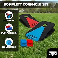 Original Cup Cornhole Spiel 90x60 cm - 2 tábla + 8 zsák szett kültéri játék - Cornhole Izicarry 2