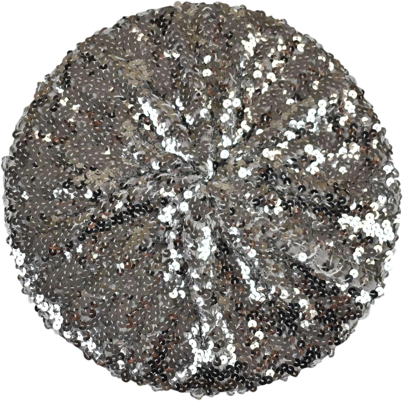 NYFASHION101 Sparkle Stretchable Stylish Lightweight Sequin Beret Beanie Hat