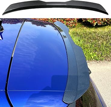 Rear Trunk Lid Wing Spoiler Compatible with Audi A3 2008-2013 2014 2015 2016 2017, Car Rear Trunk Spoiler Wing Lid Tail Hatchback GT Wing Modification, B Carbon Fiber Pattern