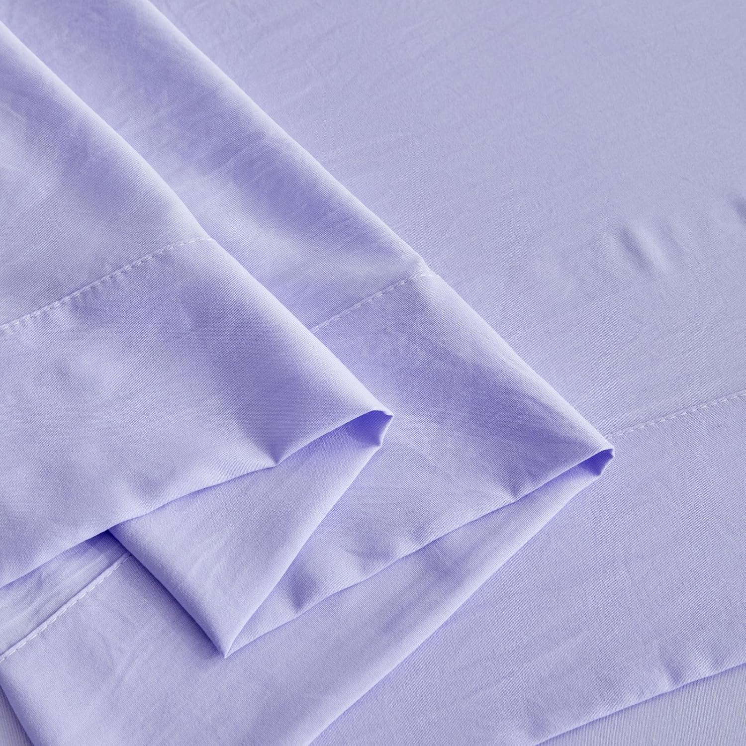 Floral Comforter Set 7 Pieces White with Purple Pink Flowers Bed in a Bag Queen Size Reversible Bedding Set (1 Comforter 2 Pillow Shams 1 Flat Sheet 1 Fitted Sheet 2 Pillowcases) - Image 8