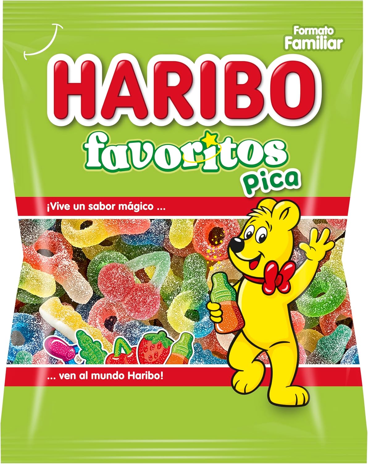 Gominolas Haribo Favoritos Pica 250g por 2,99€ en compra recurrente (compra 3 por el precio de 2)
