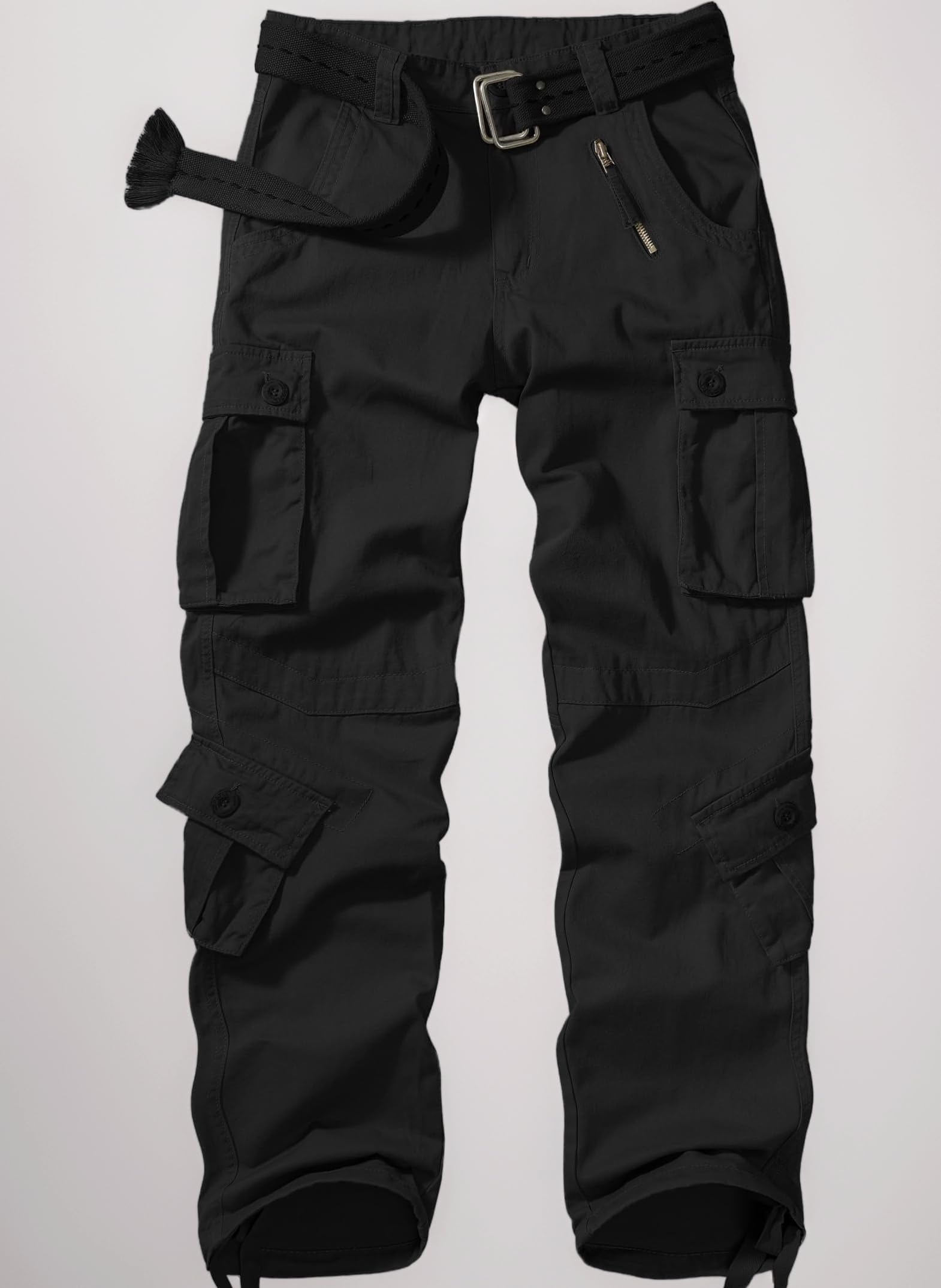Men's Combat Camo Cargo Trousers Camouflage Army Military Tactical Work Pants #7533