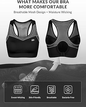 Adviicd Sports Bras For Women High Support Large Bust Women's Easy Does It Dig Free Band Seamless Stretch Wireless Lightly Lined Convertible Comfort Bra - View #4