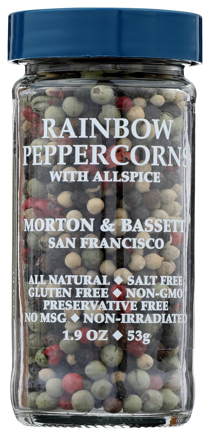 Morton & Basset Spices, Rainbow Peppercorns, 1.9 Ounce (Pack of 3)