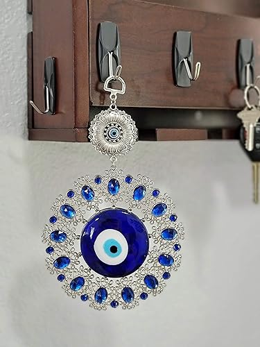 Miniatura 5 de LUCKBOOSTIUM Door Charm Evil Eye Keychain for Protection - Evil Eye Car Hanging Ornament and Rear View Mirror Accessories