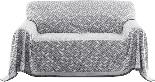 Miniatura 36 de Turquoize Fundas de sofá modulares en forma de L, funda de sofá seccional, lavable, 2 piezas, fundas de sofá para sofá seccional, con tela jacquard