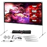 Pyle Projector Screen with Stand - 100
