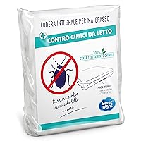 Sweet Night Fodera integrale per materasso singolo 90x190 cm | Anti cimice e antiacaro
