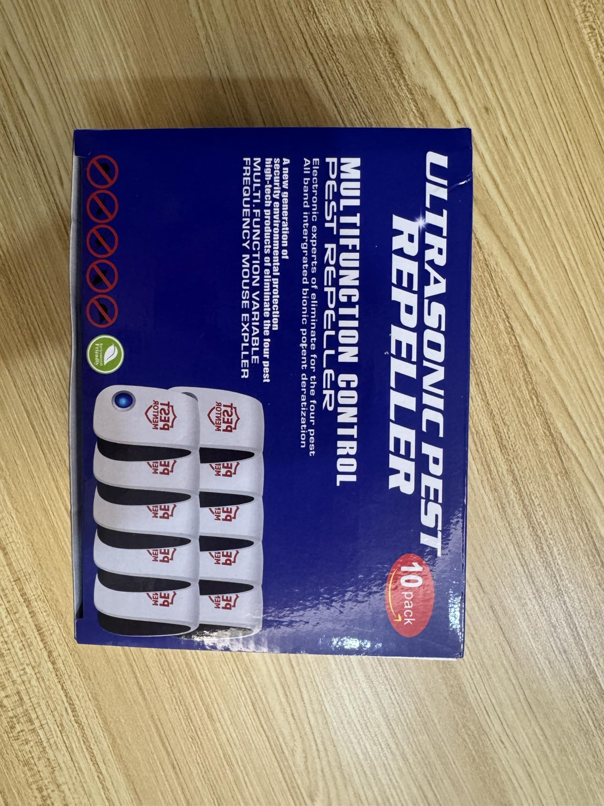 Repelente ultrasónico de plagas, paquete de 10, repelente de ratones, repelente de mosquitos para interiores, repelente electrónico para cucarachas, roedores, ratones, insectos, mosquitos, ratones
