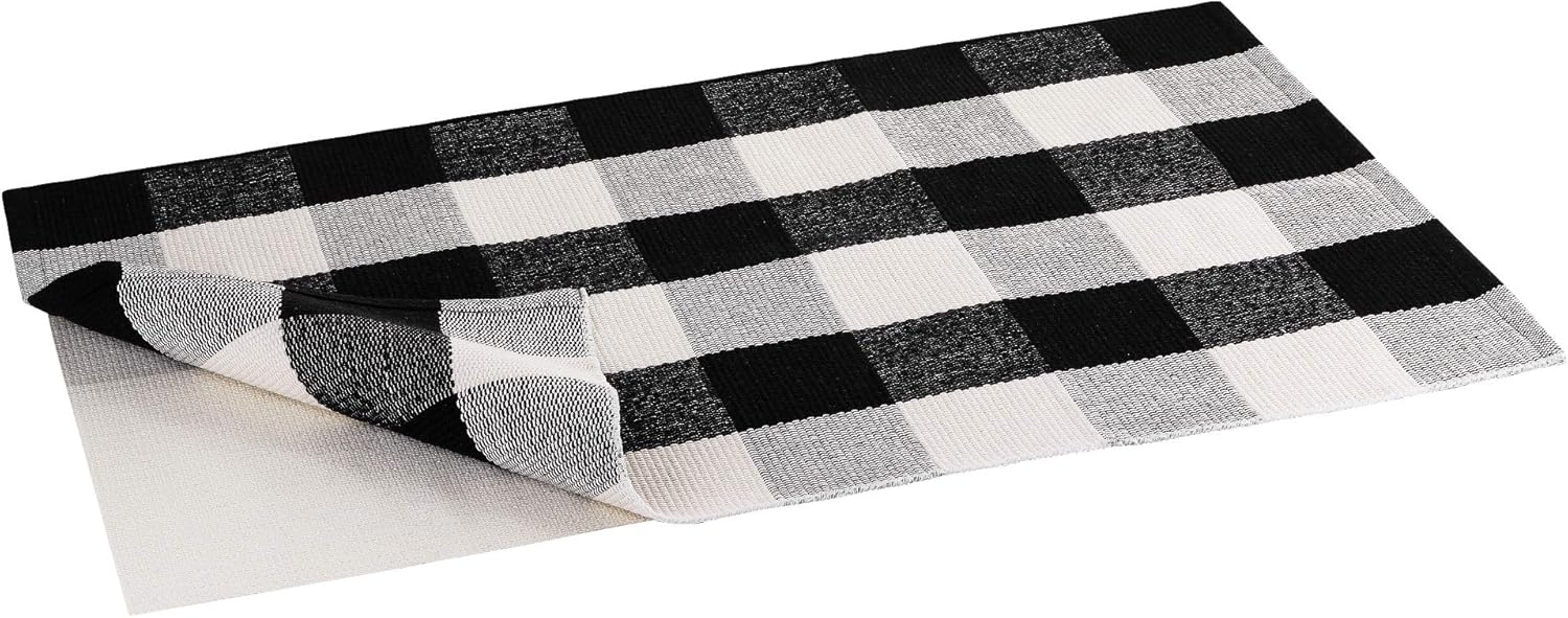 Buffalo Plaid Rug Buffalo Check Outdoor Rug Black and White Checkered Outdoor