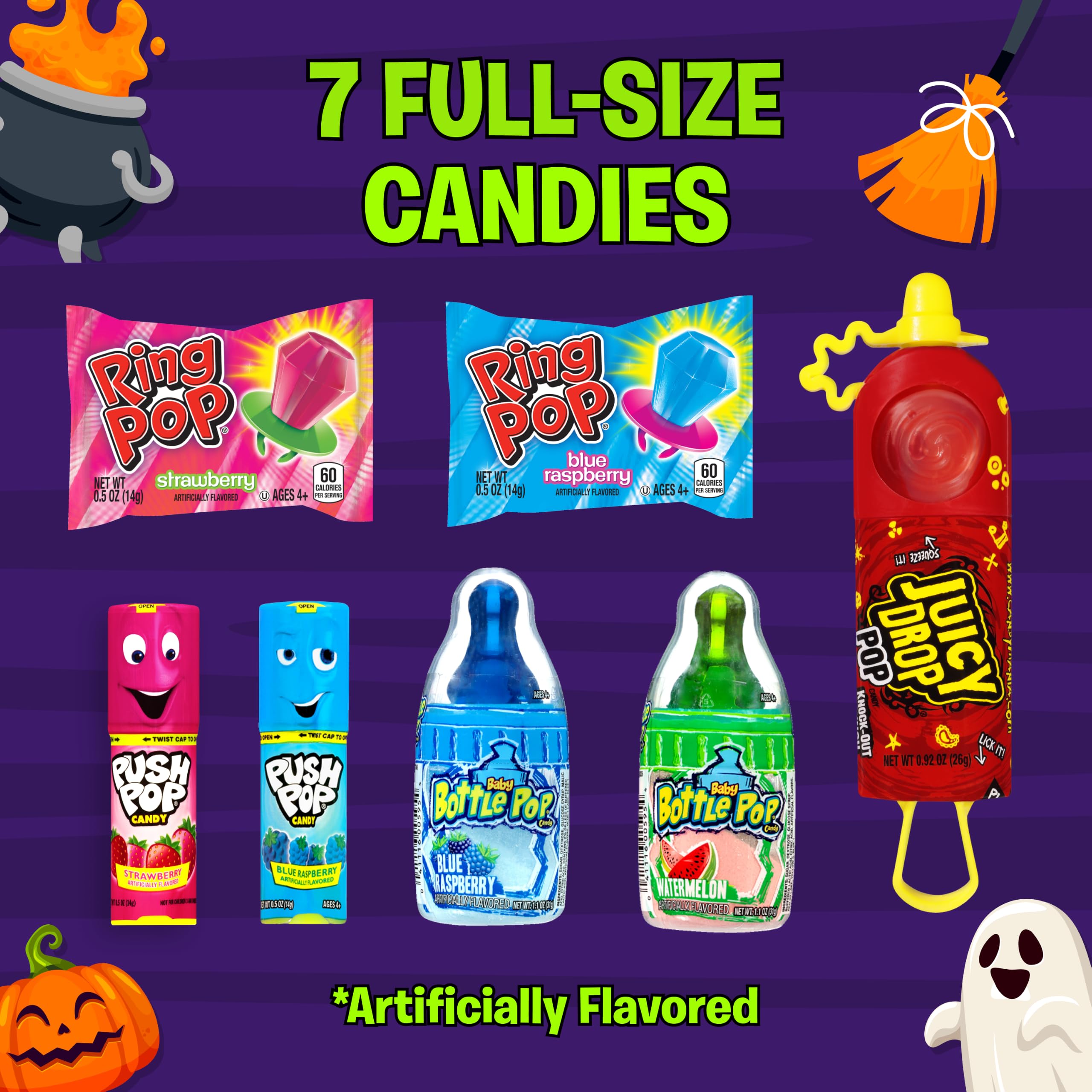 Amazon.com : Bazooka Halloween Candy Assorted Variety Pack - 7 Ct