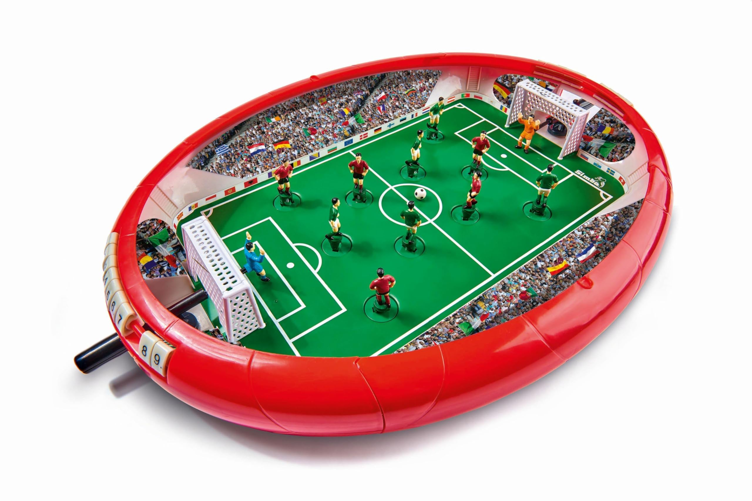 Noris 606178712 - Fußball Arena - Der Tischfußball Spaß für die ganze Familie - Mit Toranzeige - Gesamtgröße 55 x 41 x 8 cm, ab 4 Jahren