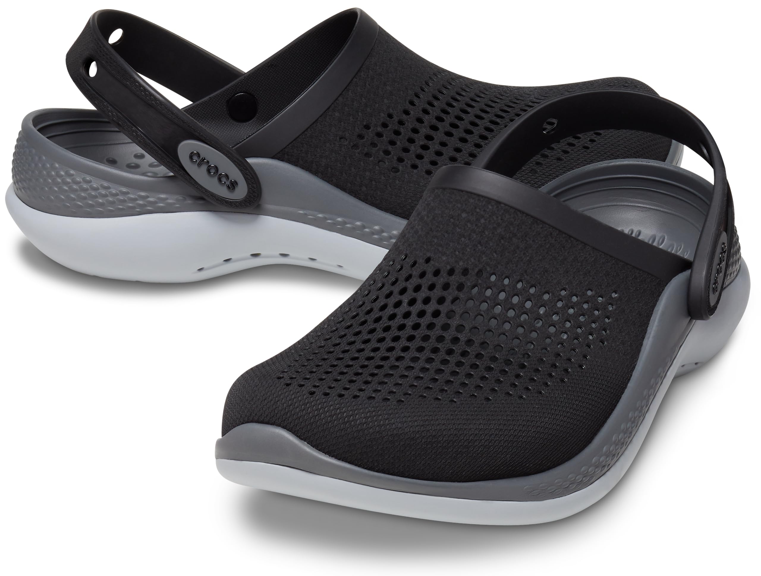 Crocs Unisex-Adult LiteRide Clog Black/Slate Grey Clog - 6 UK Men/ 7 UK Women (M7W9) (206708-0DD) (B0BQC2WRQ8) Amazon Price History, Amazon Price Tracker