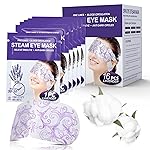 16 Packs Steam Eye Masks for Dry Eyes, Lavender Heated Eye Mask, Relief Tired Eyes & Dark Circle, Warm Compress for Puffiness, Disposable Travel Essentials & Relaxation Set for Women, Christmas