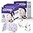 16 Packs Steam Eye Masks for Dry Eyes, Lavender Heated Eye Mask, Relief Tired Eyes & Dark Circle, Warm Compress for Puffiness, Disposable Travel Essentials & Relaxation Set for Women, Christmas