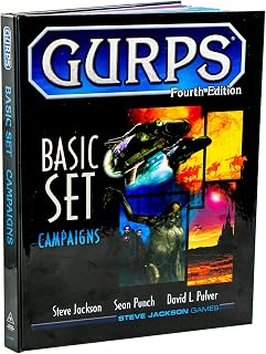 Steve Jackson Games Gurps Basic Set Campaign – Comprehensive RPG Board Game Guide Create Infinite Worlds and Adventures for Ages 14+ and 1+ Players