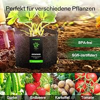 VIVOSUN 5 db 20 L Növénytermesztő Zsák Fekete Nem-szőtt Anyagból, Erősített Szövetű Ültető Konténer Fogantyúval, Vízelvezető Lyukakkal

AI:  7