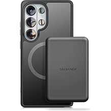GALVANOX Magnetic Wireless Power Bank for Samsung, High Capacity 10000mAh