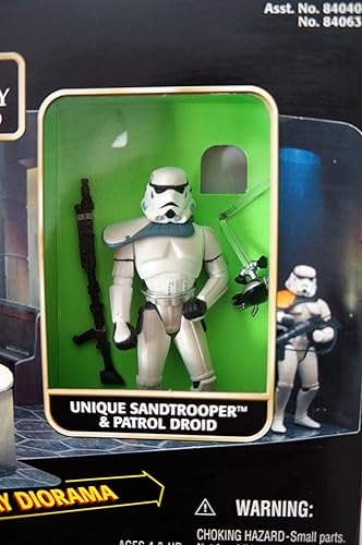 Miniatura 4 de Star Wars El poder de la Fuerza Cantina Diorama con Sandtrooper y de la visualización de 3-D Patrol Droid