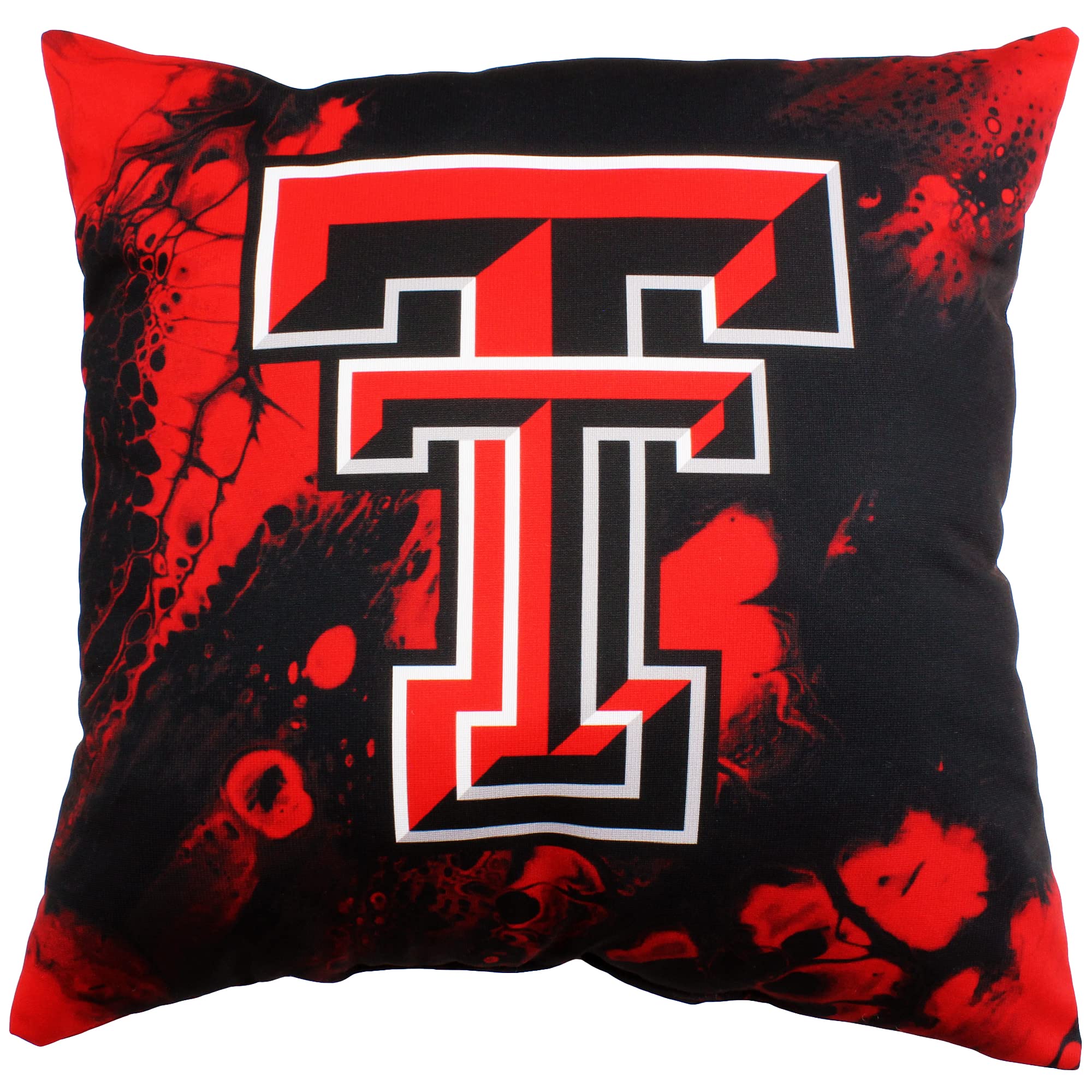 College Covers Texas Tech Red Raiders 2 Sided Color Swept Decorative Pillow, 16", Made in The USA