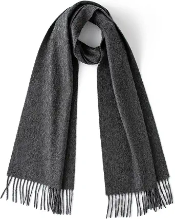 100% Pure Cashmere Scarf for Women and Men, Warm Winter Wrap, 70.87 x 11.81 inches, 2-Ply Fine Yarn, Soft Neck Coverage, Gift Box Included, Lightweight and Ultra-Soft