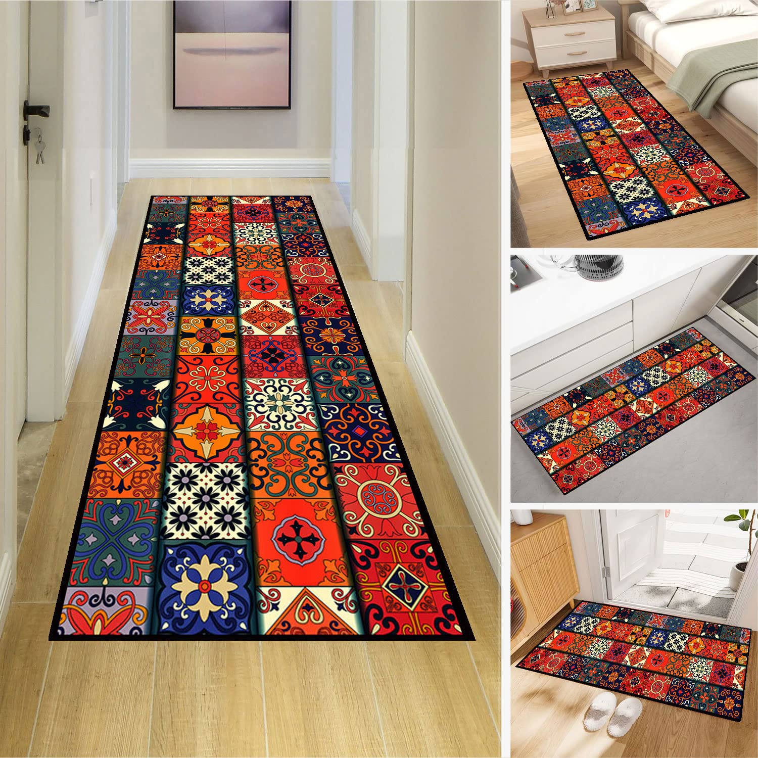 Tapis de couloir sur mesure LIDCOM anti-saleté et facile à nettoyer