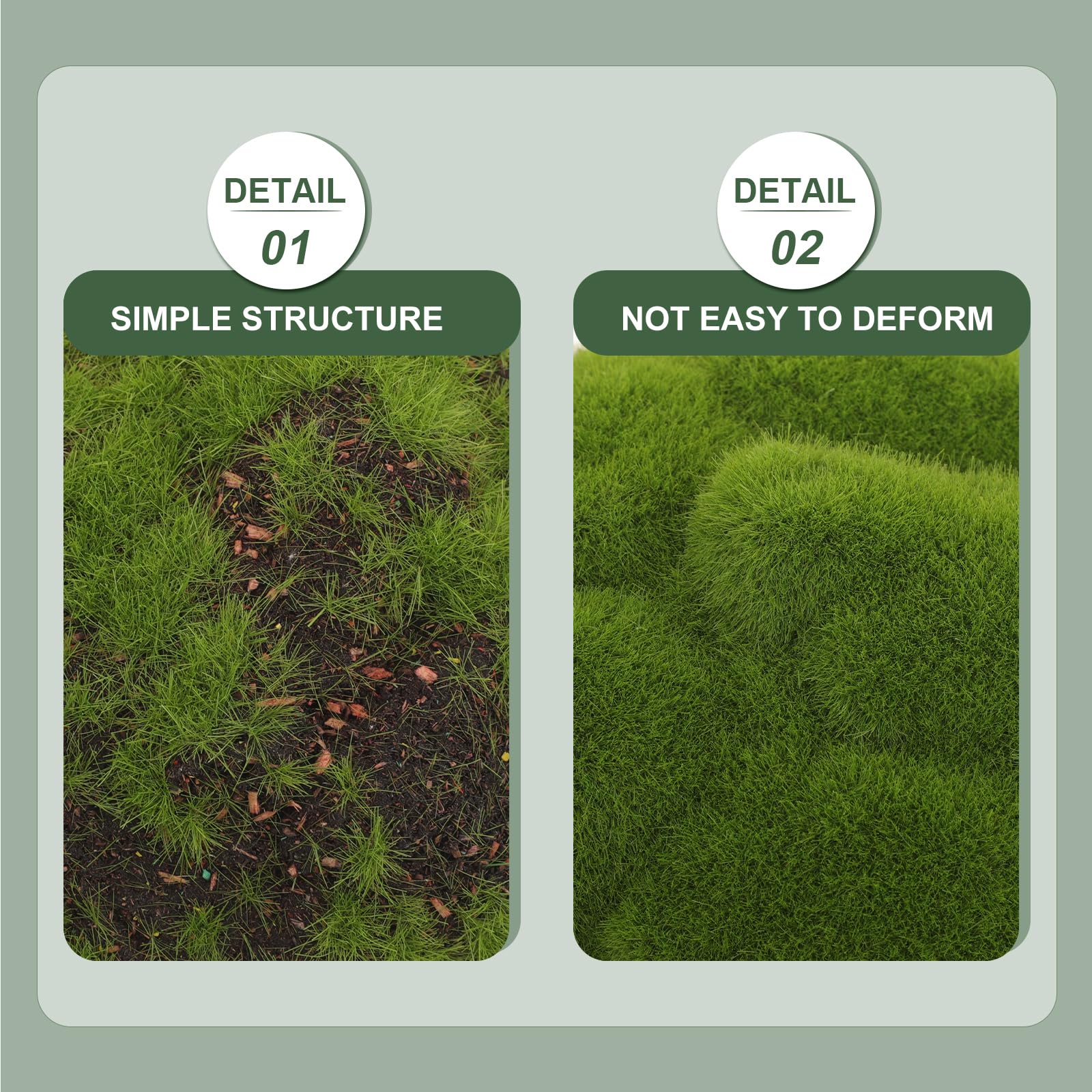 Cabilock 2pcs Faux Balls Decor Simulated Greenery Ornament for Home Garden and Party Decoration Spherical Shape No Watering Trimming Needed