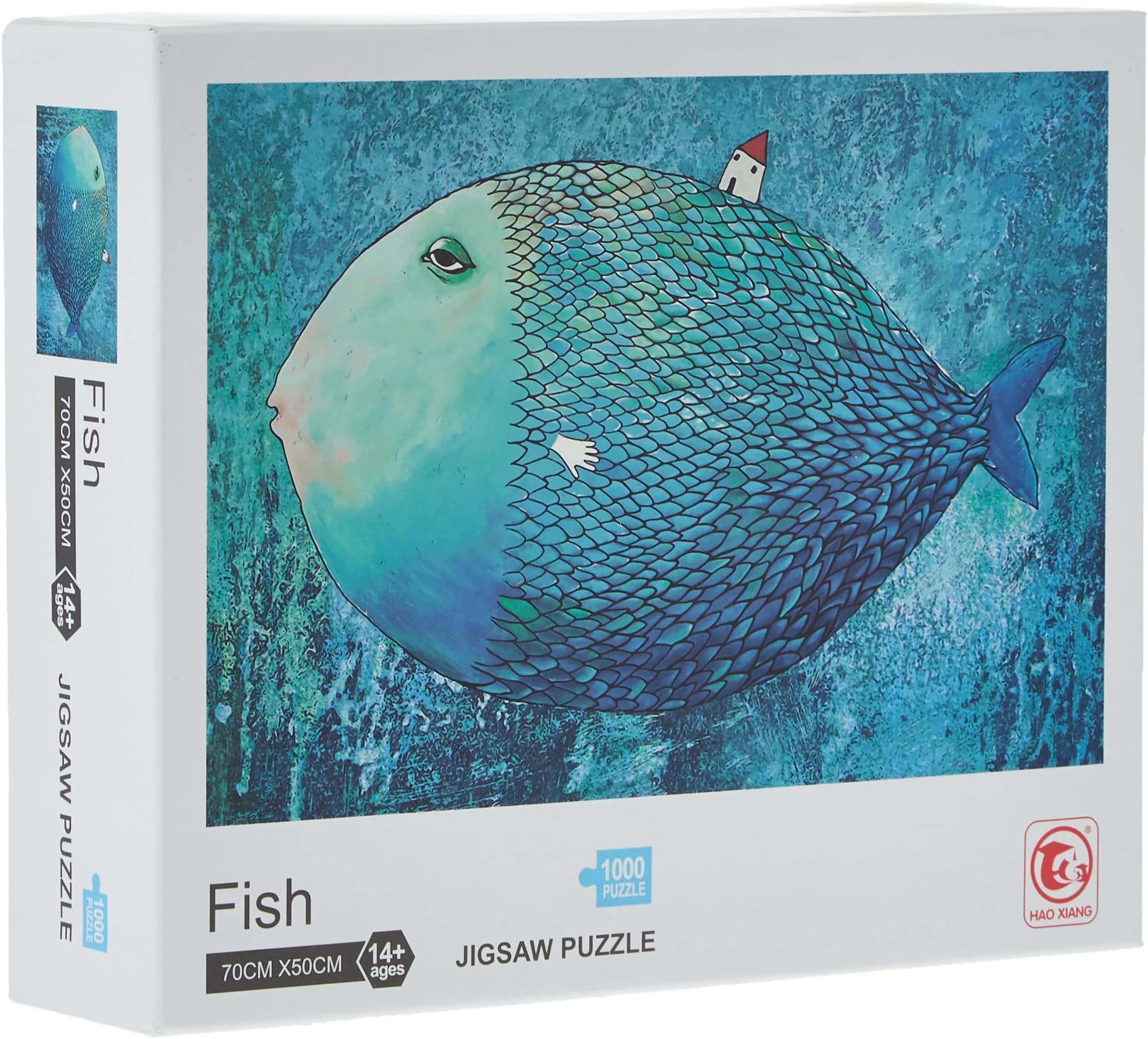 Puzzles 1000 Pieces Jigsaw Paper Puzzles, Home Wall Decor - Fish