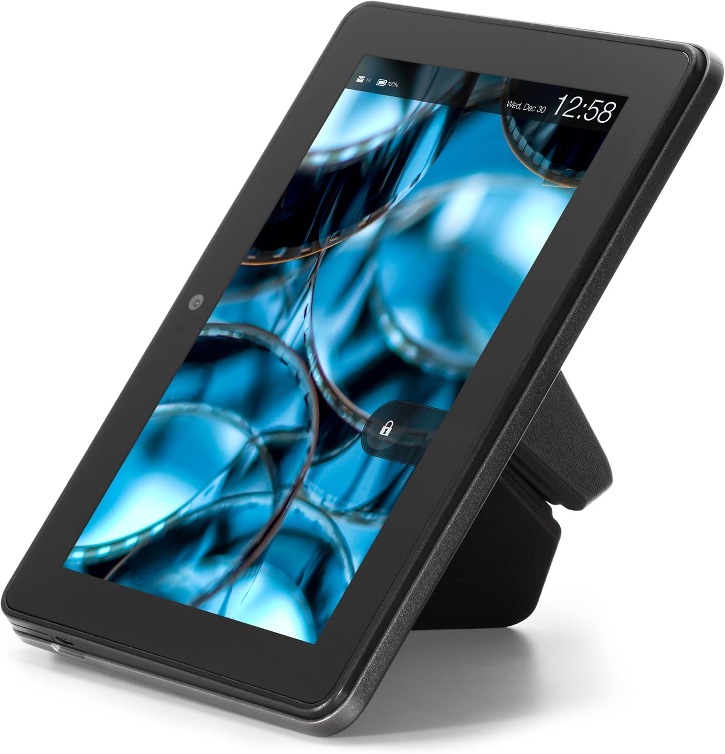 Amazon Kindle Fire HDX Standing Leather Origami Case (will only fit Kindle Fire HDX 7"), Black