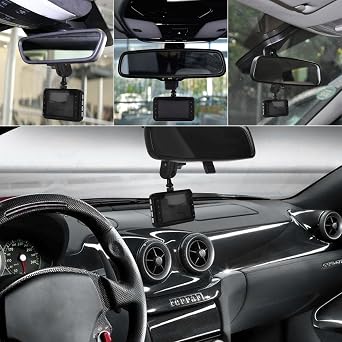 Dash Cam Mount Holder, Come with 10+ Different Joints, Compatible with TOGUARD, apeman, Yi, YI Nightscape, Crosstour, Mibao, SuperEye, Modohe, DuDuBell Dash Cam Dash Cam/GPS