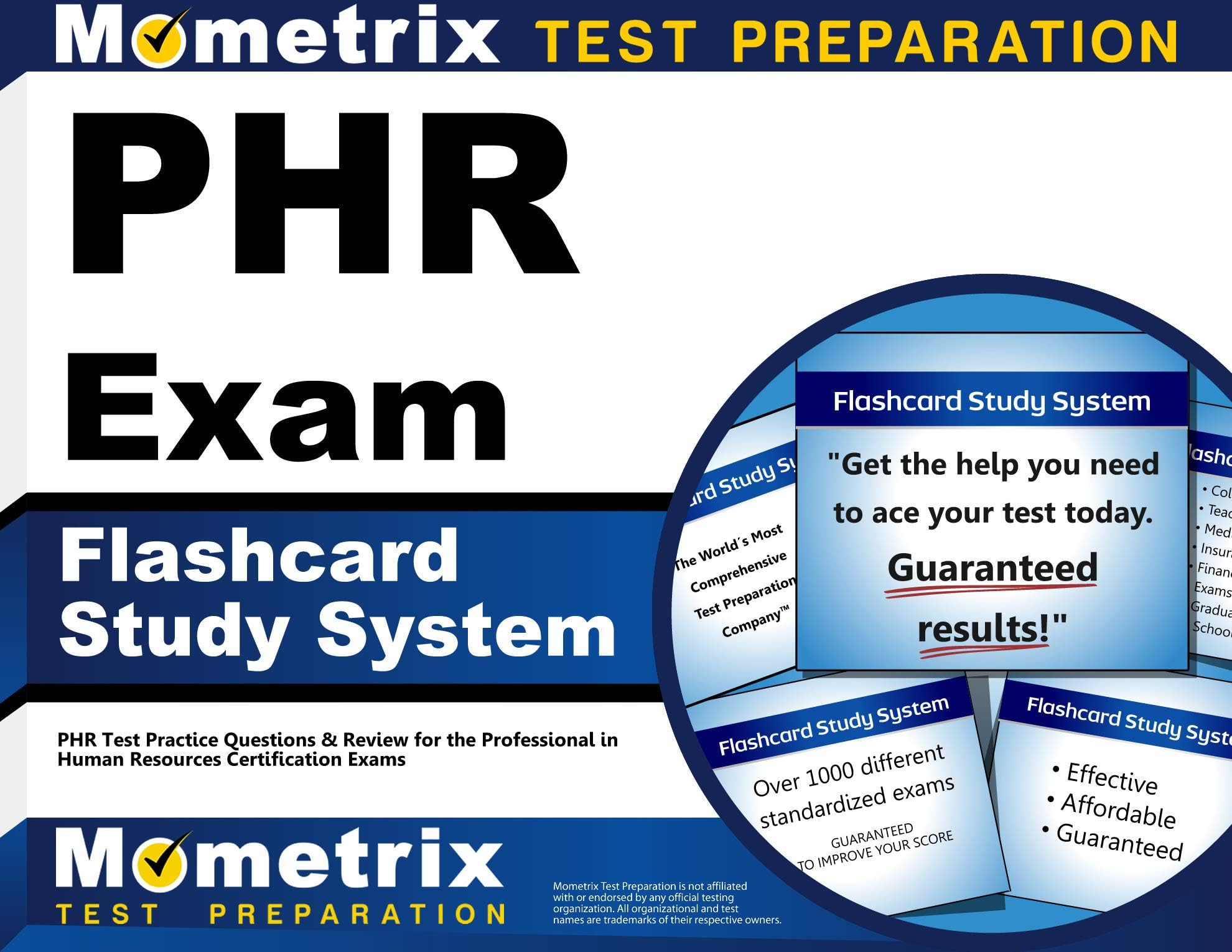 PHR Exam Flashcard Study System: PHR Test Practice Questions & Review for the Professional in Human Resources Certification Exams (Cards)