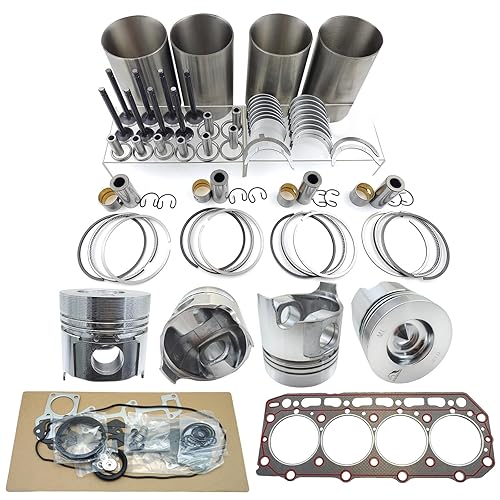 Kit de reconstrucción de revisión del motor 4TN84 para Yanmar 4TN84 Motor 4TN84T 4TN84L 4D84-2 B5 B6 B50 Excavadora Komatsu PC40-7 PC45-1