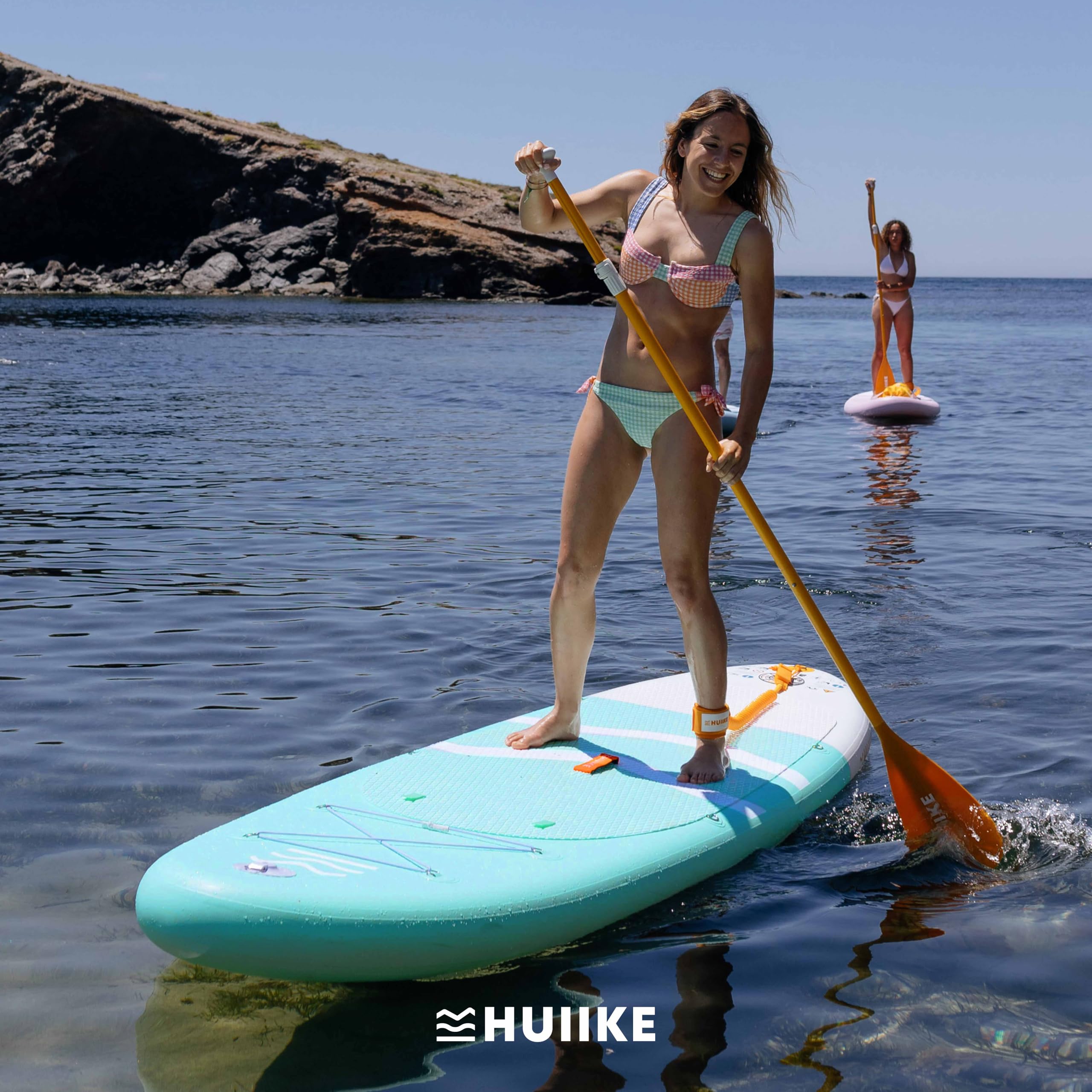 Tavola Sup Gonfiabile Adulti con Accessori Premium - HUIIKE | Stand Up Paddle Board Gonfiabile con Grande Stabilità | Tavola da Sup | Tavole Gonfiabili 2 Posti