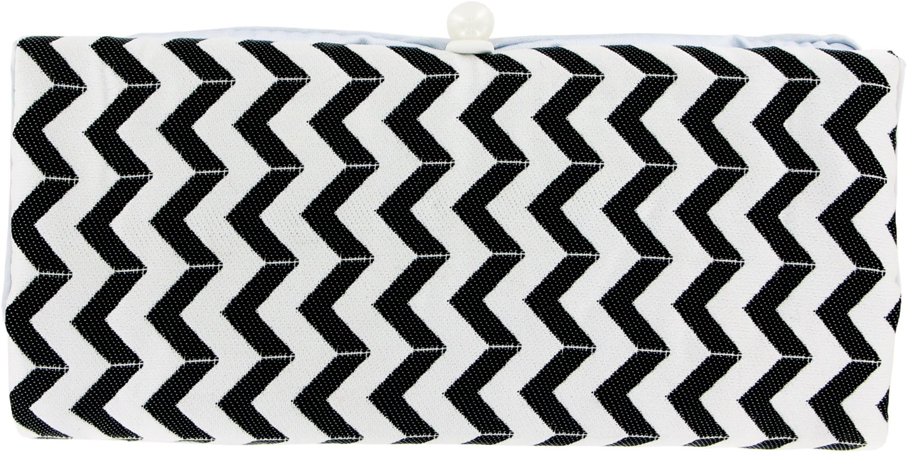 Jewelry Roll, Black Chevron, One Size
