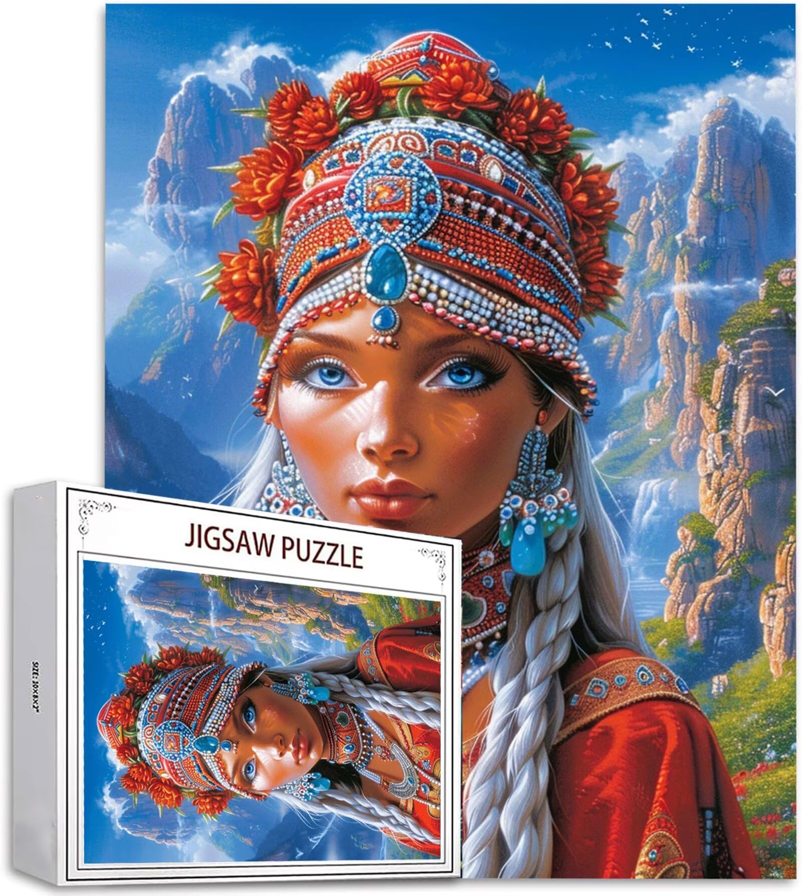 Puzzle 5000 Pezzi, 3 4 5 Anni Puzzle Sogno 6 7 8 Anni Giochi Educativi Sostenibili Con Motivi Per Adulti Da Gioco in Legno Di Alta Qualità Jigsaw Ragazza per Gioco Familiare, 2026 Regalo Natale H-8351