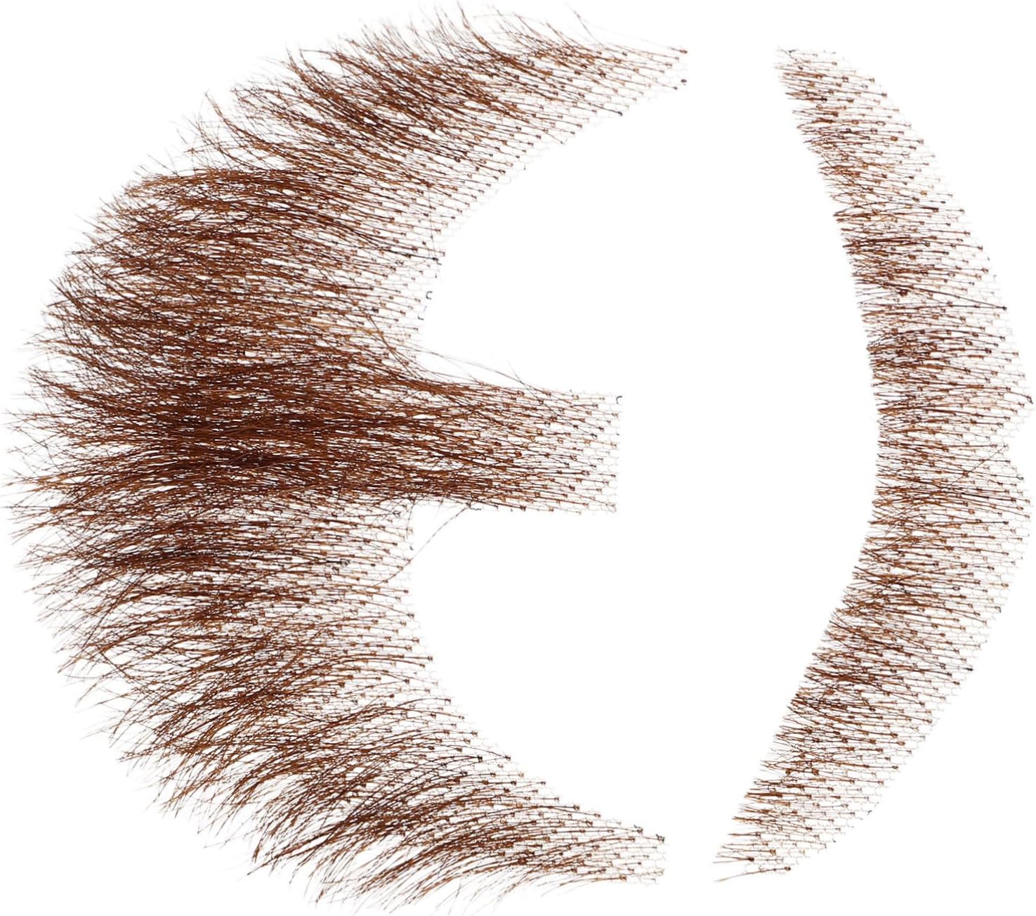 BESPORTBLE 1set Realistic Fake Beard Men Lifelike for Halloween Cosplay and Themed Parties Simulation Hair for Enhanced Masculine Appeal Light Brown