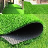 honeypet Indoor and Outdoor Balcony Faux Fake Grass Rug with Drainage Holes 4 Feet X 8 Feet Artificial Grass Carpet Artificial Turf Mat Customizable Fake Grass Lawn Synthetic Green Grass