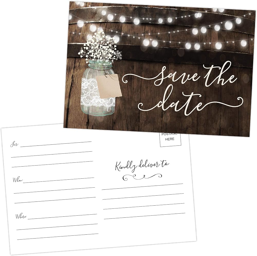Vintage Save the Date Cards