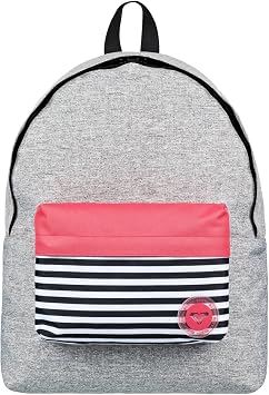 Roxy Sugar Baby Colorblock Mochila Escolar, 40 cm, Highrise Heather Gris :  Amazon.es: Equipaje