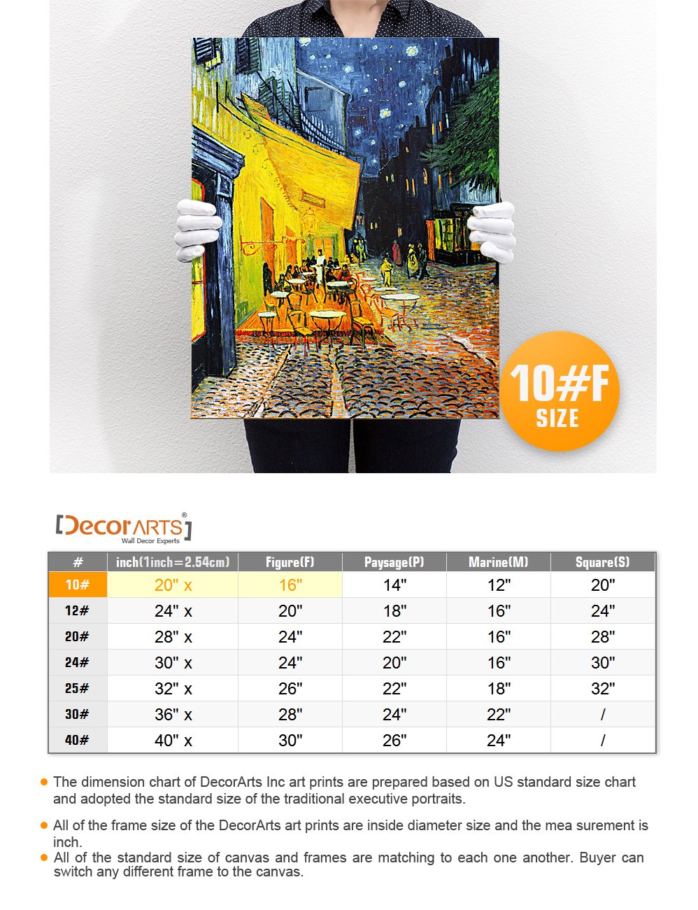 Amazon.com: DECORARTS - Cafe Terrace At Night, Vincent Van Gogh