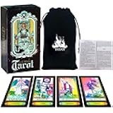 IXIGER Tarot Cards with Guide Book and Gift Bag - Classic 78 Card Deck for Beginners and Experts