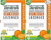 TheraBreath Dry Mouth Lozenges with Zinc, 100 Lozenges, Mandarin Mint, 100 Count (Pack of 2)
