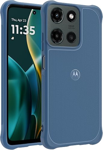 Motorola Moto G 2025/2026, G Play 2026 Rugged Protective Case Dusk Blue | Precision fit, Military Grade Shock Absorbing Cover for Enhanced Phone Grip, Drop Protection