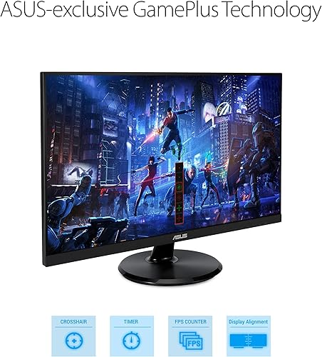 Miniatura 8 de ASUS Monitor 1080P de 23.8 pulgadas (VA24DCP) - Full HD, IPS, 75Hz, USB-C 65W Power Delivery, altavoces, sincronización adaptativaFreeSync, luz azul