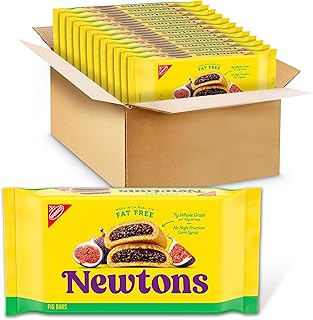 Newtons Fat Free Soft & Fruit Chewy Fig Cookies, (Fig Bars), 12 - 10 oz Packs